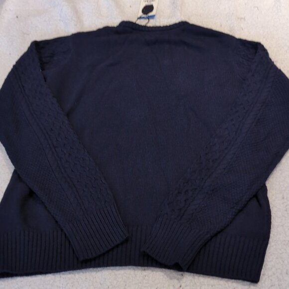 L Buffalo Crewneck Long Sleeve Knit Sweater - Picture 3 of 6